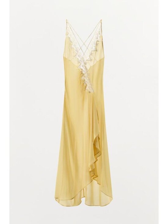 Zara Dresses & Skirts - ZARA RUFFLED LACE GEORGETTE DRESS